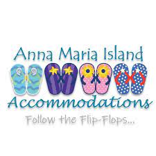 Anna Maria Accomodations - flip flops - logo
