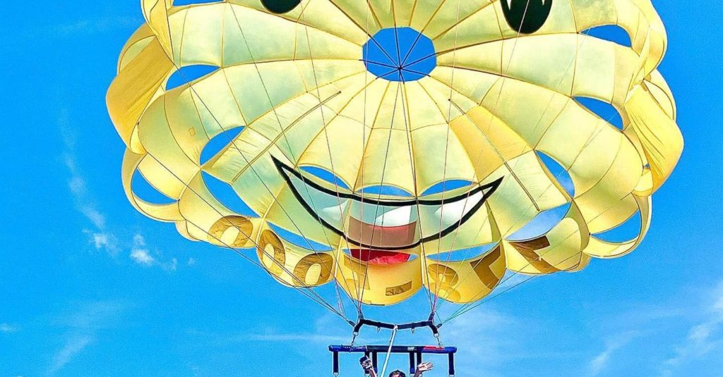 Parasailing with YOLO Adventures on Anna Maria Island