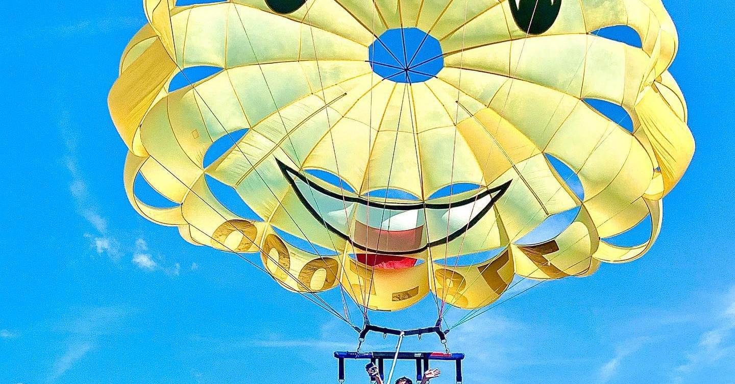 Parasailing with YOLO Adventures on Anna Maria Island